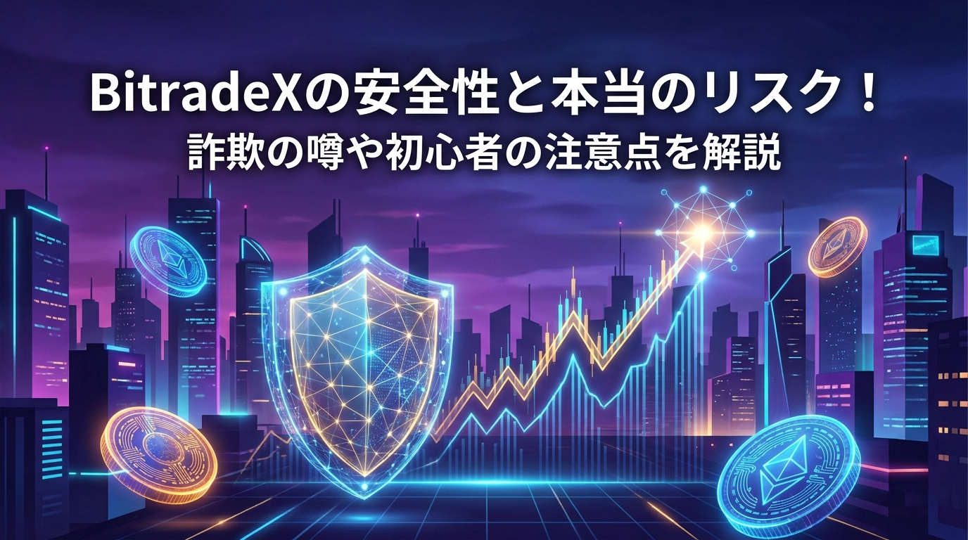 BitradeXの安全性と本当のリスク!詐欺の噂や初心者の注意点を解説