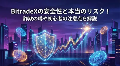 BitradeXの安全性と本当のリスク！詐欺の噂や初心者の注意点を解説