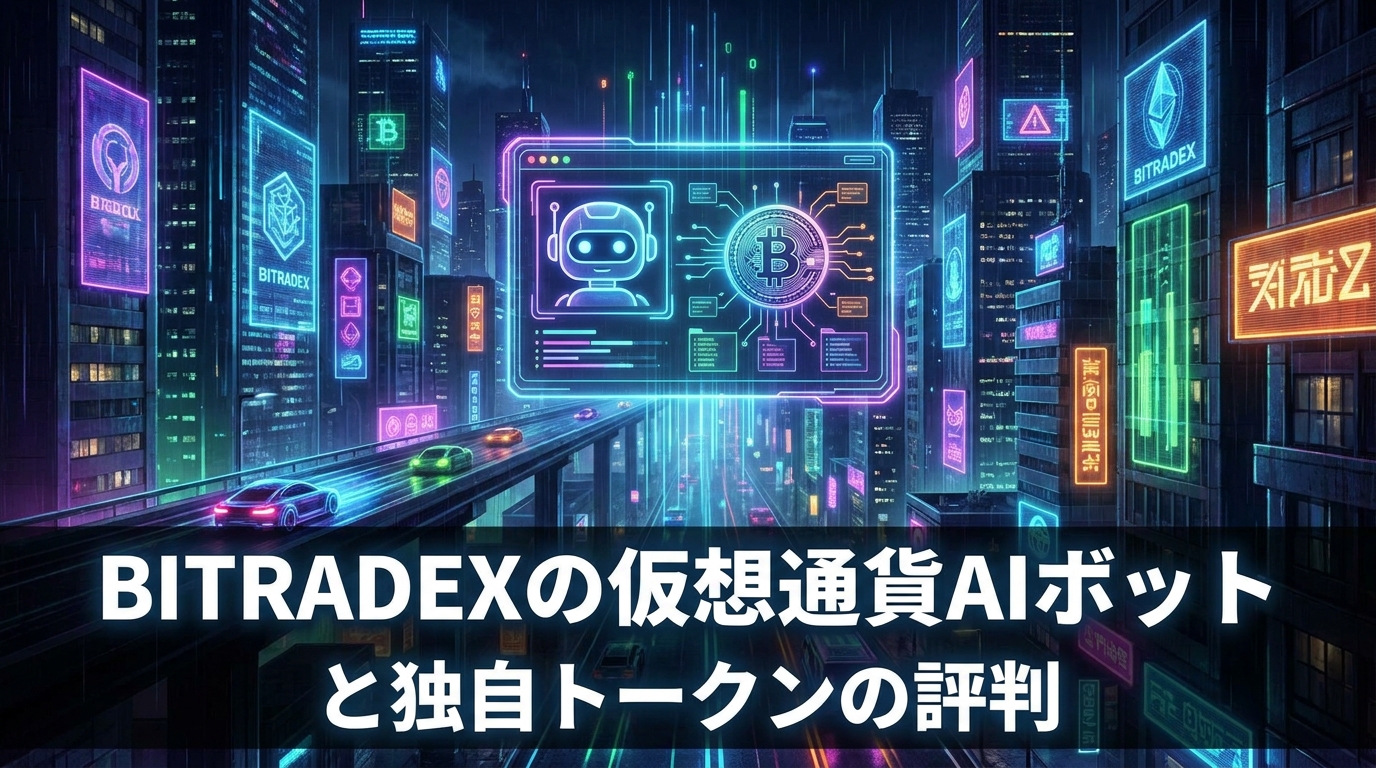 BitradeXの仮想通貨AIボットと独自トークンの評判